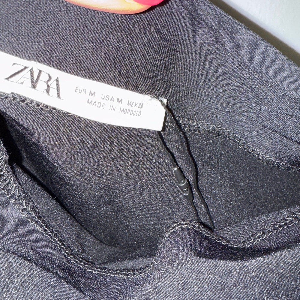 Zara Black One-Shoulder Blouse - Picture 4 of 5